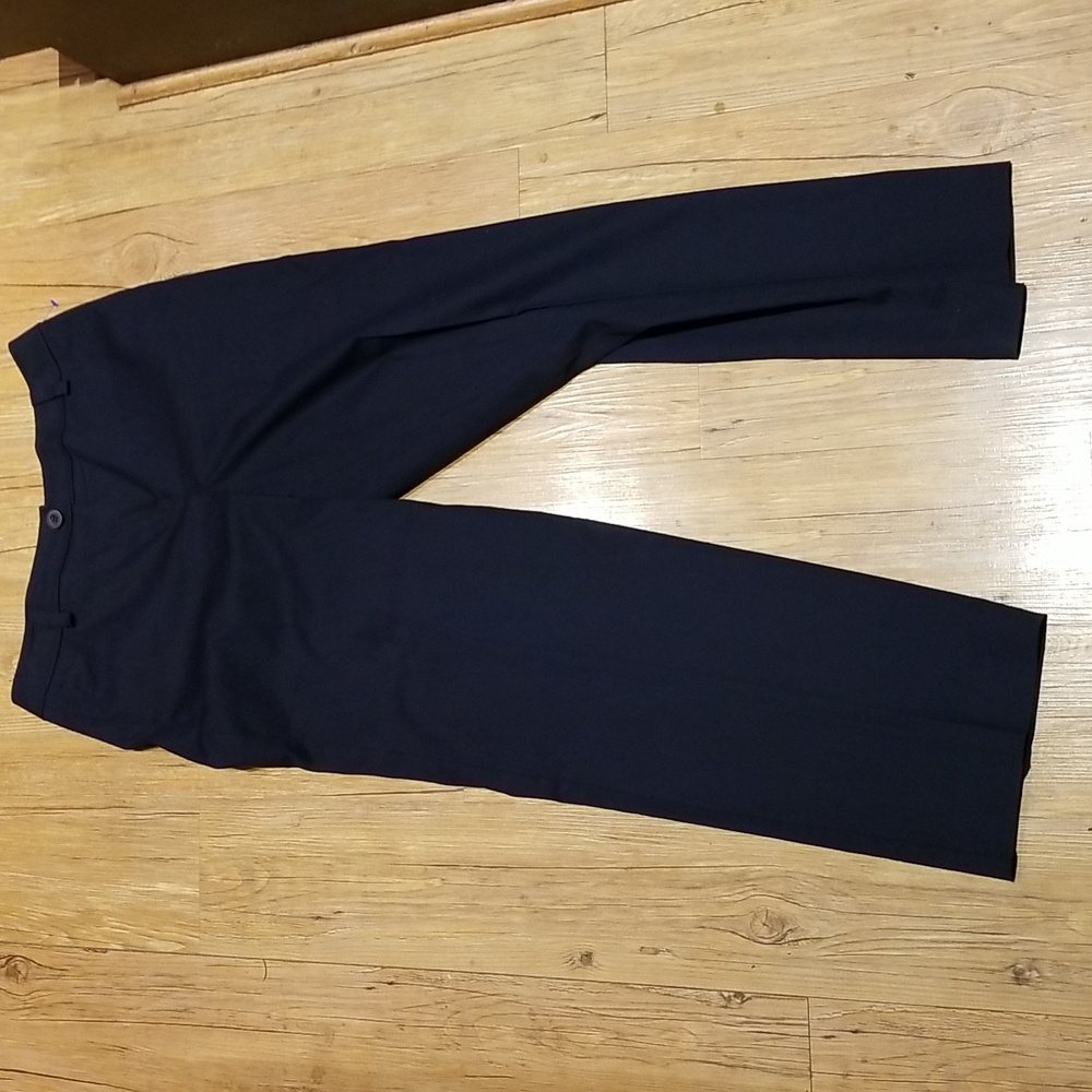 Talbots Navy Nwots Stretch Pants Sz 10 - image 1